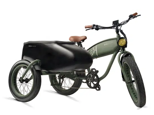 Mod Bikes Easy Sidecar Army Green